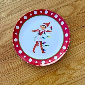 POTTERY BARN KIDS Elf on the Shelf Melamine plate